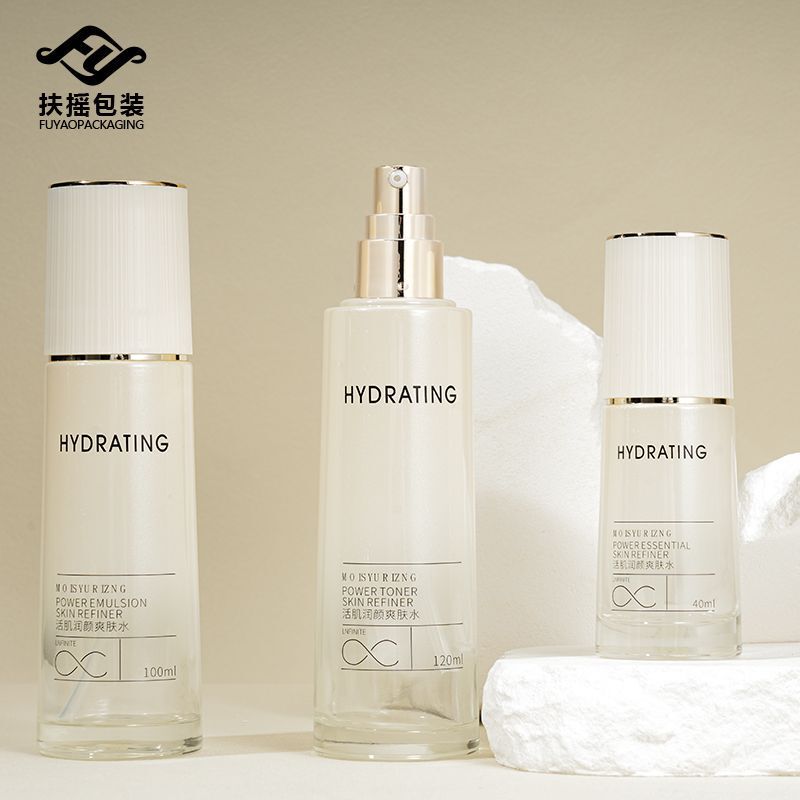 化妆品包材分装瓶子按压乳液瓶30g50g面霜膏霜瓶护肤品包装玻新品