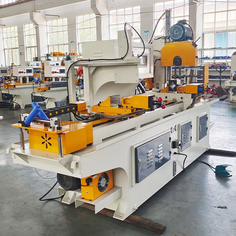 425cnc圆管铝材切管机全自动方管下料机不锈钢材铜材切管机生产线