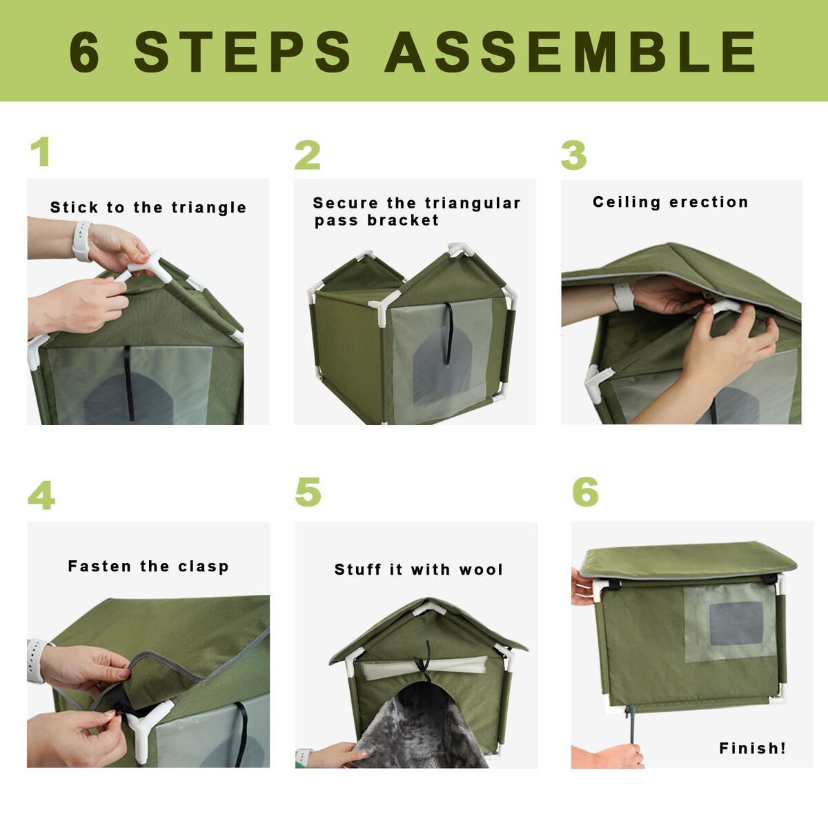 【定制猫窝猫窝狗屋防水宠物笼流浪】室外防水猫屋防雨猫房子