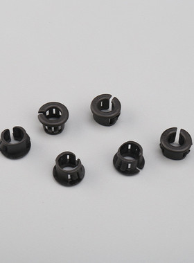 热销尼龙osb扣式护线套黑色开口式护线护线圈扣式护线环塑料孔塞