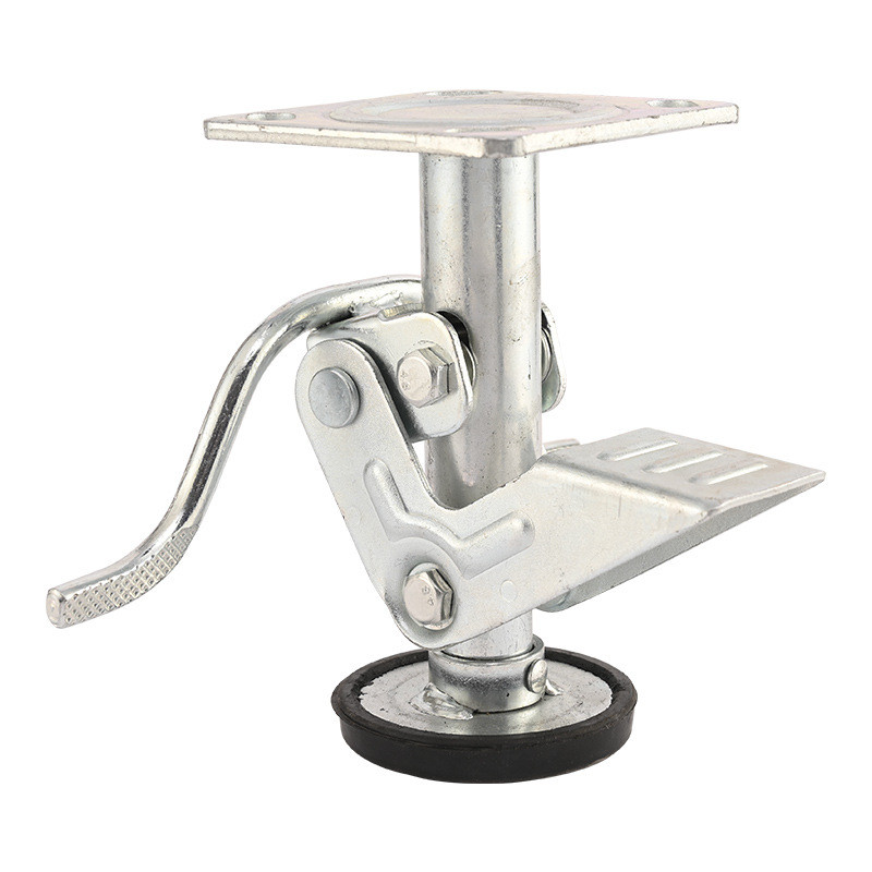 热销4寸6寸5寸8寸美式顶高器滑轮升高器脚轮地刹器万向轮支撑架