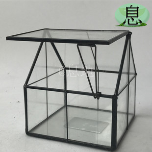 16085d 工厂直销多肉玻璃花房几何玻璃花房微景观玻璃小花房 包邮