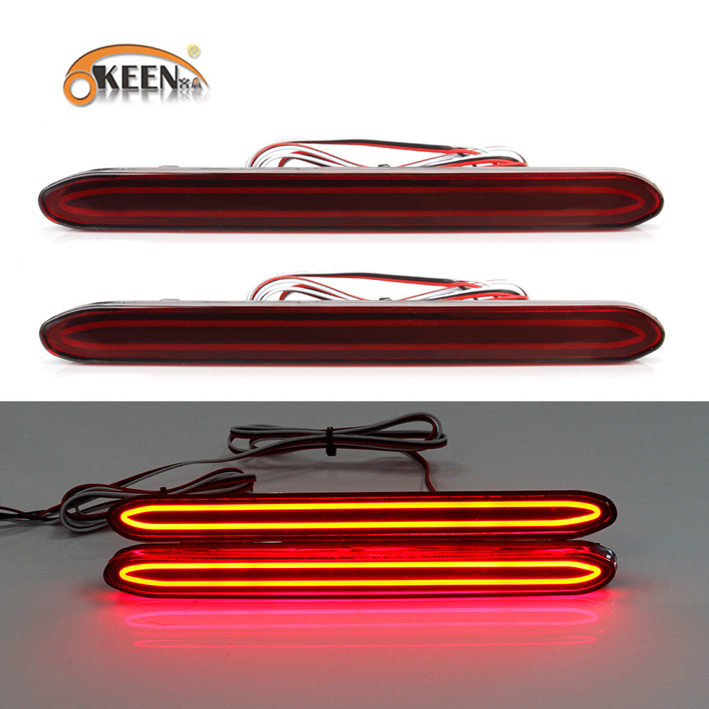 热销OKEEN适用07-08本田奥德赛后杠灯专用LED后保险杠尾灯改装刹