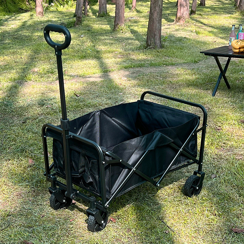 露营推车户外野餐车折叠式推车野营车便携式营地拖车买菜小拉车