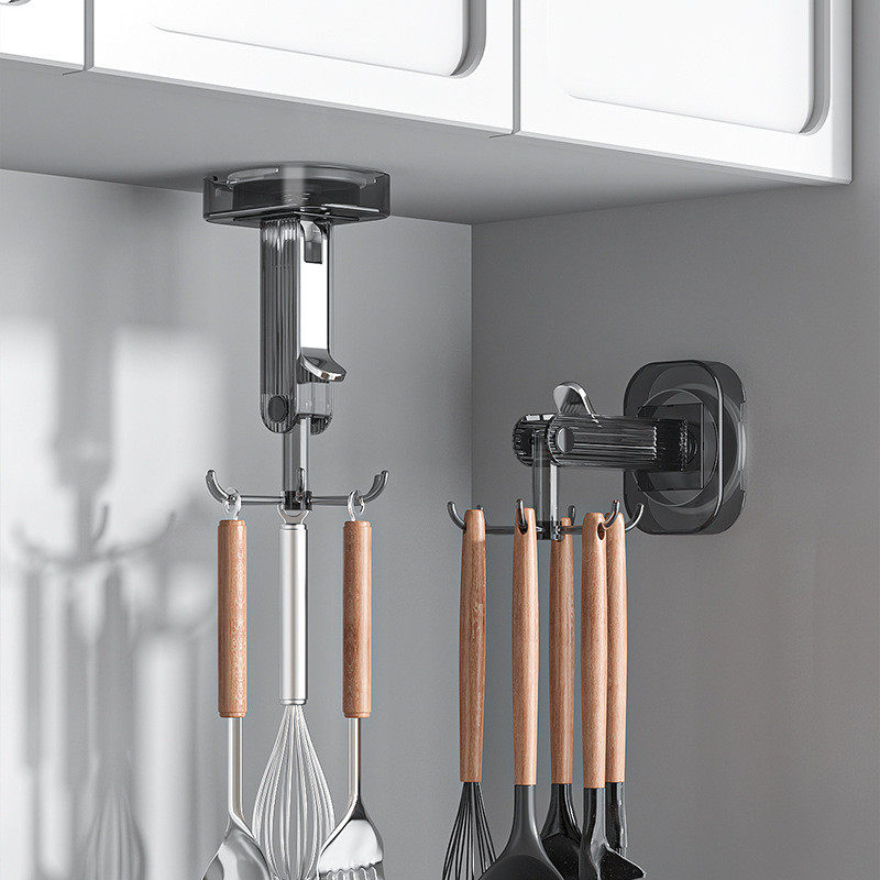 厨房旋转吸盘挂钩壁挂式置物架收纳架锅铲勺子铲子挂架免打孔架子,办公设备/耗材/相关服务,3D打印机配件,淘宝优惠券,粉丝福利购,淘宝优惠卷