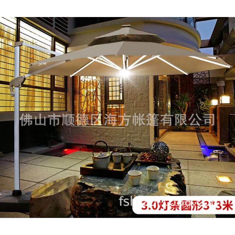 厂家直销帝国大伞遮阳雨棚户外遮阳伞大型广场别墅庭院手推帐篷