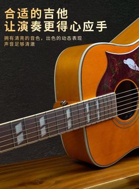 热销易普锋j200单板鸽子masterbilt电箱民谣木吉他面单全蜂鸟