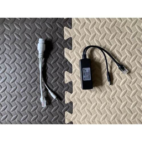 POE网线分离器SPOE交换机分线器/隔离型48V转12V转接头转接线