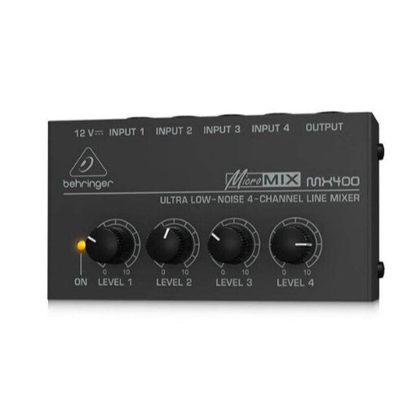 热销behringermx400路模拟调音台高级4调音台单声道模