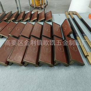 不锈钢拉手新中式玻璃门拉手欧凯工程酒吧简约定制清吧玻璃门把手