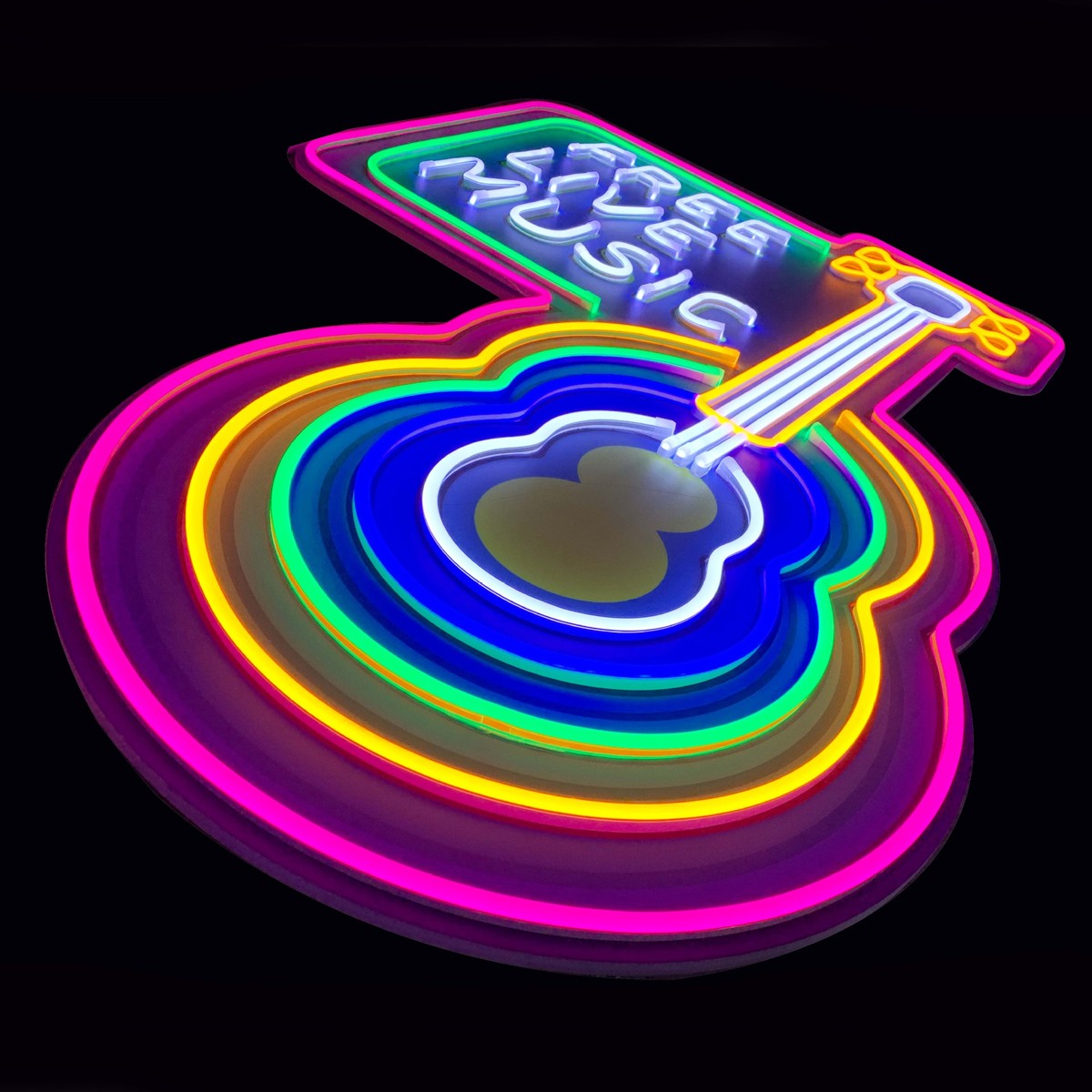 装饰柔性霓虹灯发光字多色选择超亮酒吧logo户外可用led设计