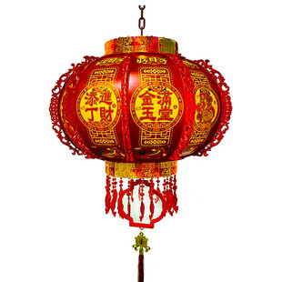 厂家供应旋转灯笼灯七彩led走马灯diy灯笼串结婚灯笼古风新年宫灯