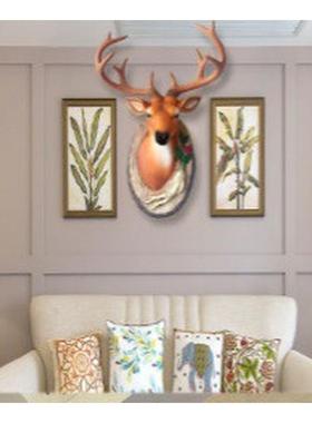 货源动物头壁挂创意鹿头树脂工艺品墙壁装饰家居墙壁挂件
