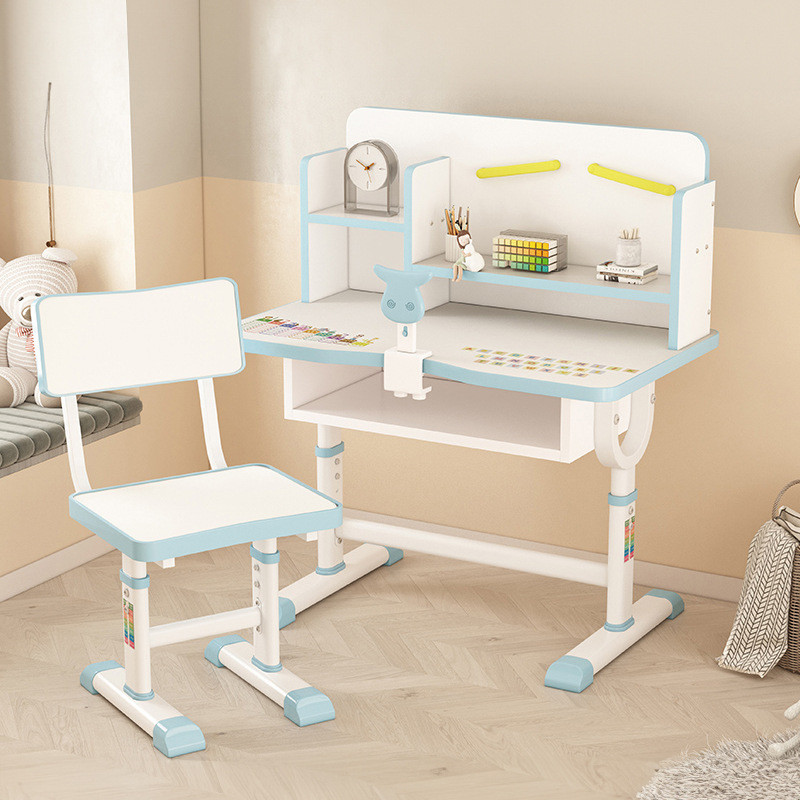 新款书桌可升降儿童学习桌小学生写字桌子椅子家用写字台桌椅套装