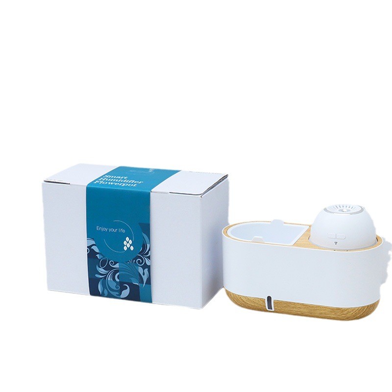 欧林泽厂家智能种植花盆花盆加湿器商务礼品懒人储水加湿器