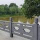 混凝土源头石护栏河道景区市政工程栏杆水泥扇形围栏cc 仿厂家