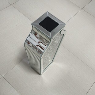 欧洲热卖水晶银色豪华钻镜面花瓶碎家居装饰镜面玻璃花瓶摆件