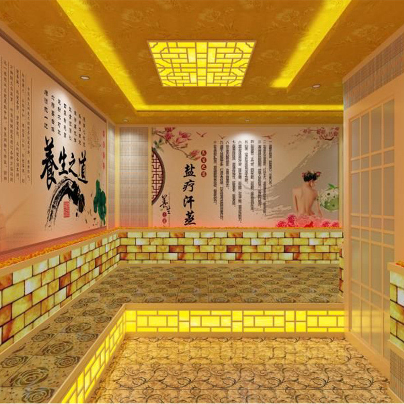 美容院装修疗安装承建足浴房装修盐汗蒸房房家用纳米汗蒸房多少钱