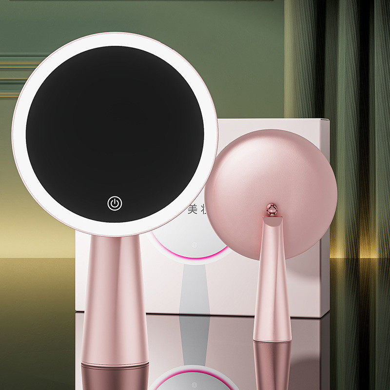 轻奢家用led化妆镜桌面台式补光灯三色柔光智能日光镜梳妆化妆镜