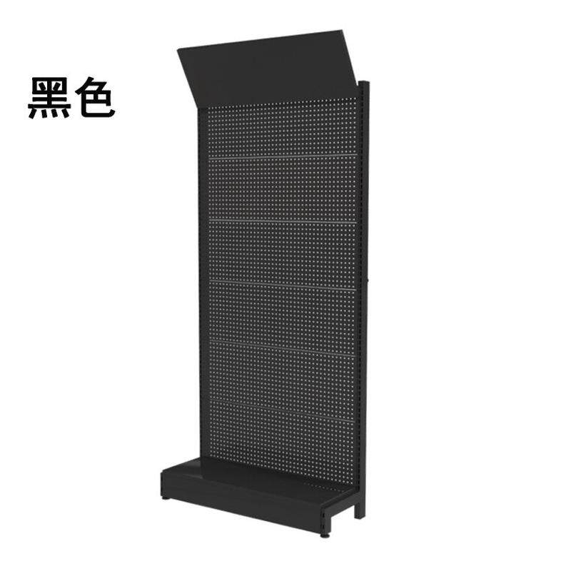 超市货架洞洞板货架展示架配件挂架陈列式落地文具工具展示架分段
