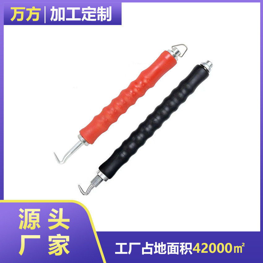 建筑钢筋自动打结器黑色自动扣红色打结器移动绑丝打结勾