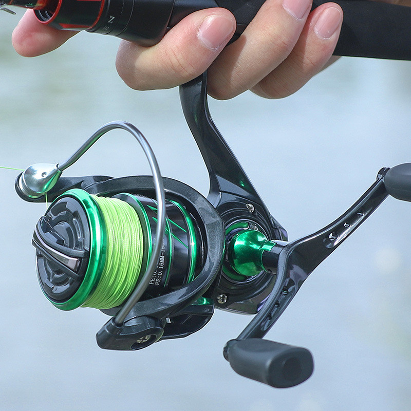 飞鹭金属路亚纺车轮路亚轮握丸浅线杯渔轮微物鱼轮双批发