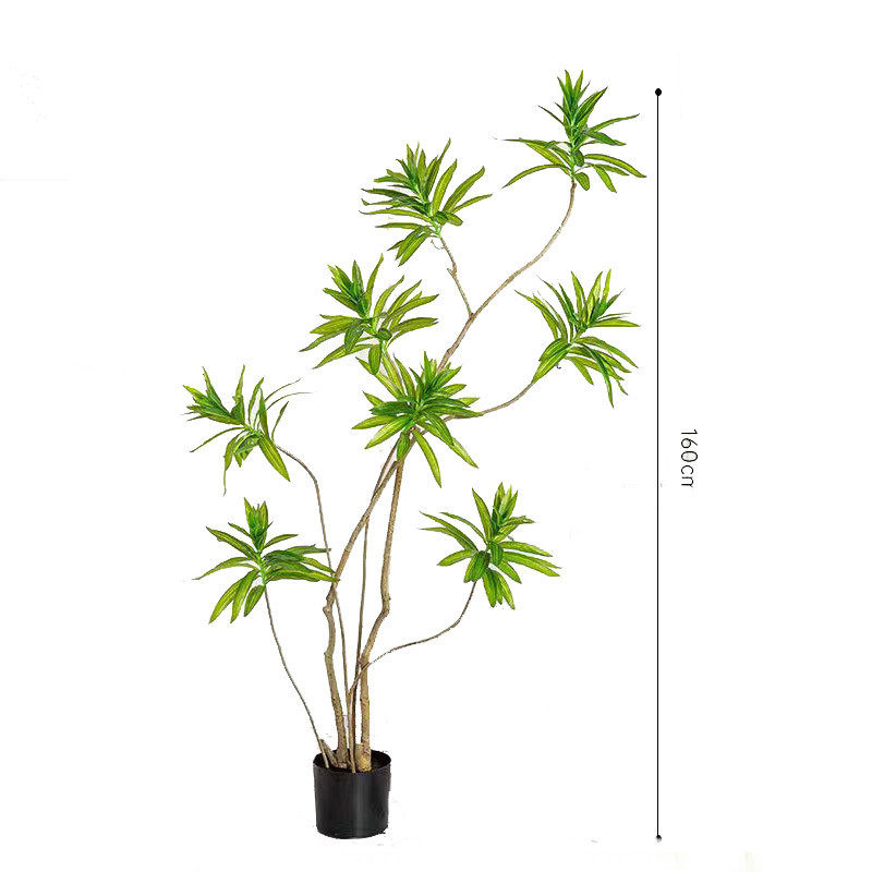 室内竹仿真绿植大型百合仿生绿植假盆栽仿真植物盆景客厅落地摆件