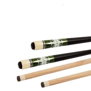 大头台球杆英式公两节俱乐部美式杆台球配件用枫木黑八桌球杆