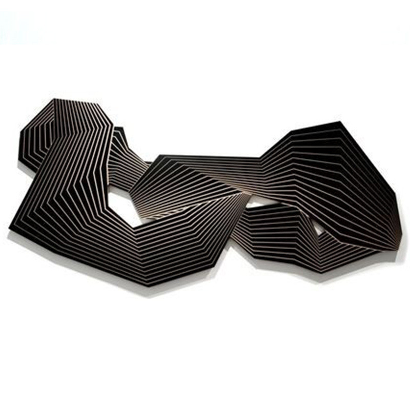 壁画几何艺术抽象立体装饰画实物线条雕刻创意现代客厅沙发背景墙