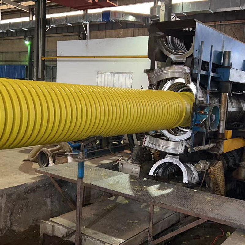 热销湖南内压管管缠绕管黄色波纹管hdpe-m双壁波纹管frpp聚丙烯增