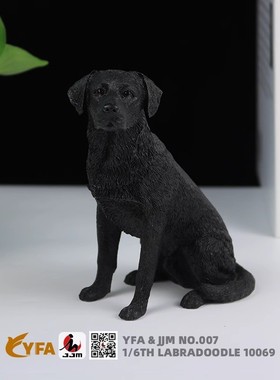 厂家直销狗拉布拉多犬仿真坐姿模型车载摆件工艺品收藏