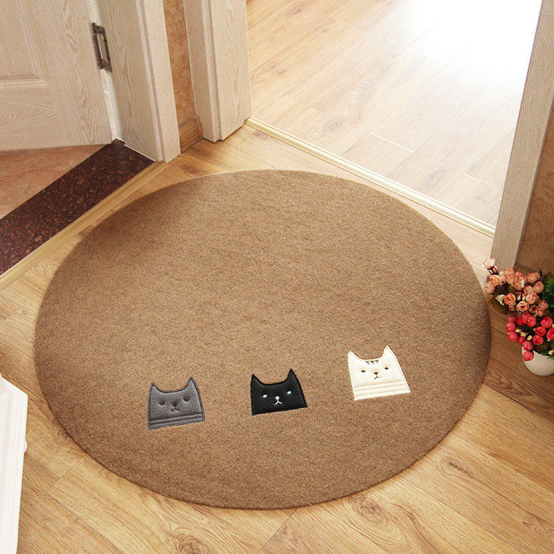 吊篮垫吊椅垫电脑椅垫圆形地毯地垫防滑防水可机洗门垫门厅毯繁星,居家布艺,桌布,淘宝优惠券,粉丝福利购,淘宝优惠卷