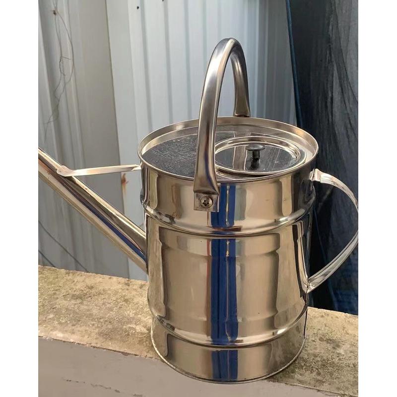 201不锈钢加油桶长嘴手提加油壶6L8L12L柴油桶汽油桶备用油箱