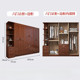 胡桃木中式 出租房衣服柜实木 衣柜家用抽屉六门多层带卧室加高套装