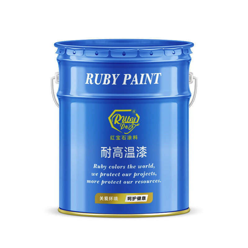 厂家批发耐高温漆1000度有机硅不漆红宝石耐高温涂料耐高温变色
