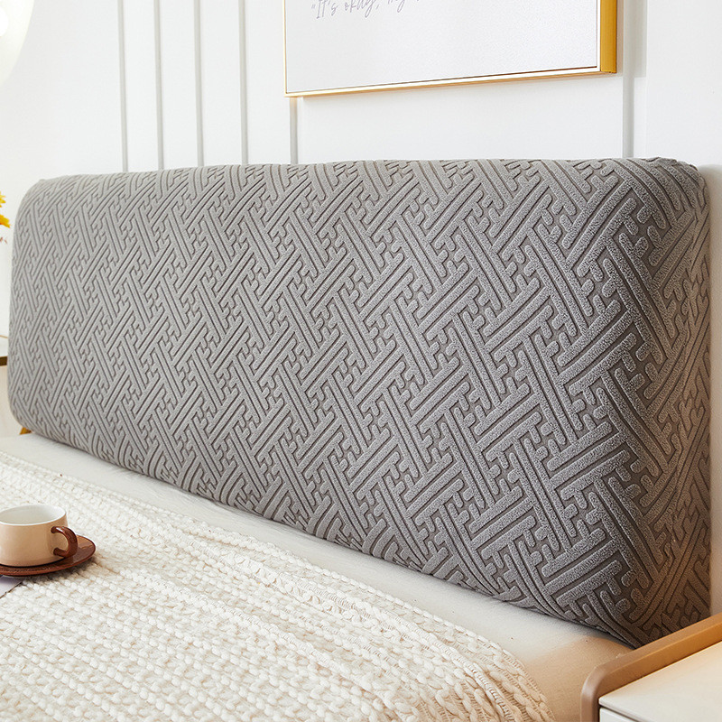 全包床头套罩保护简约现代北欧ins风格通用防尘万能木床靠背罩子