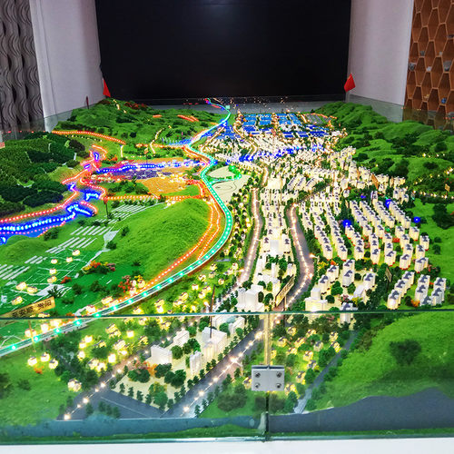 热销沙盘建筑模型别墅场景制作房地产楼盘城市规划沙盘模型农业沙