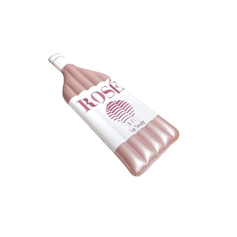 气浮促销水上充气浮排红酒游泳冲浪板救充气垫酒瓶充广告床