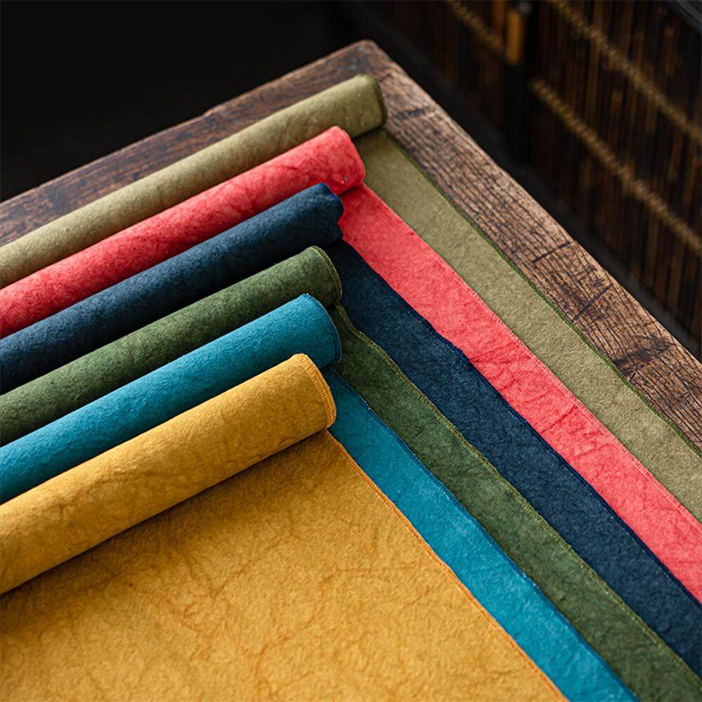 新款日式草木扎染桌旗 棉麻茶席布艺茶垫茶布 干泡席功夫茶道具配,居家布艺,桌旗,淘宝优惠券,粉丝福利购,淘宝优惠卷