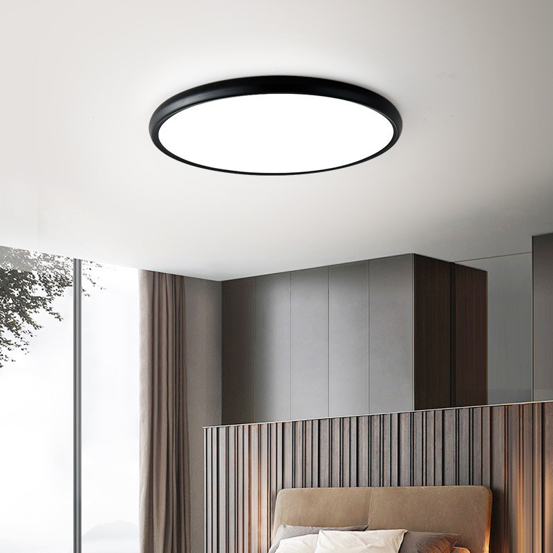 现代简约家居套餐灯桌灯极简风黑色吸顶灯圆形方形卧室客厅餐全屋