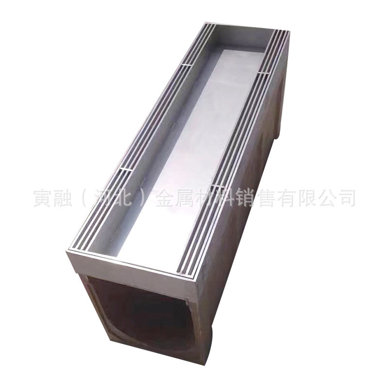 排水沟线性排水沟u型槽树脂槽缝隙式不锈钢一体式鹅卵石树脂成品