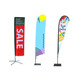 厂家定制刀旗户外沙滩旗注水底座铝合金彩旗广告宣传旗帜旗杆批发