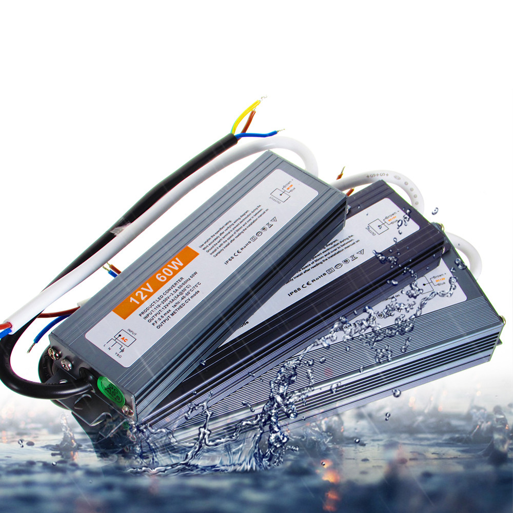 LED灯带防水电源适配器IP67 110-220V输入DC12V/24V输出 60W-350W
