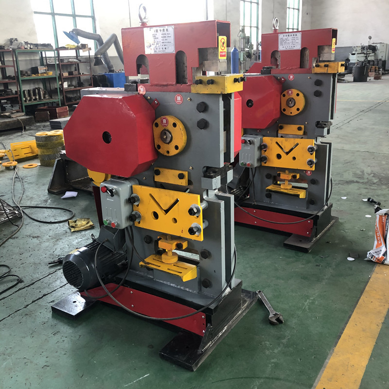 丰剪槽钢冲孔机多功能剪切机三角铁切断机角钢冲孔机联合冲行机