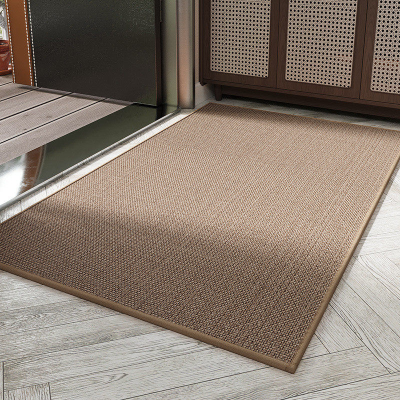 进门亚麻编织地垫橡胶家用入户门大门口地毯防滑脚垫防水吸水速干,居家布艺,入户地垫,淘宝优惠券,粉丝福利购,淘宝优惠卷
