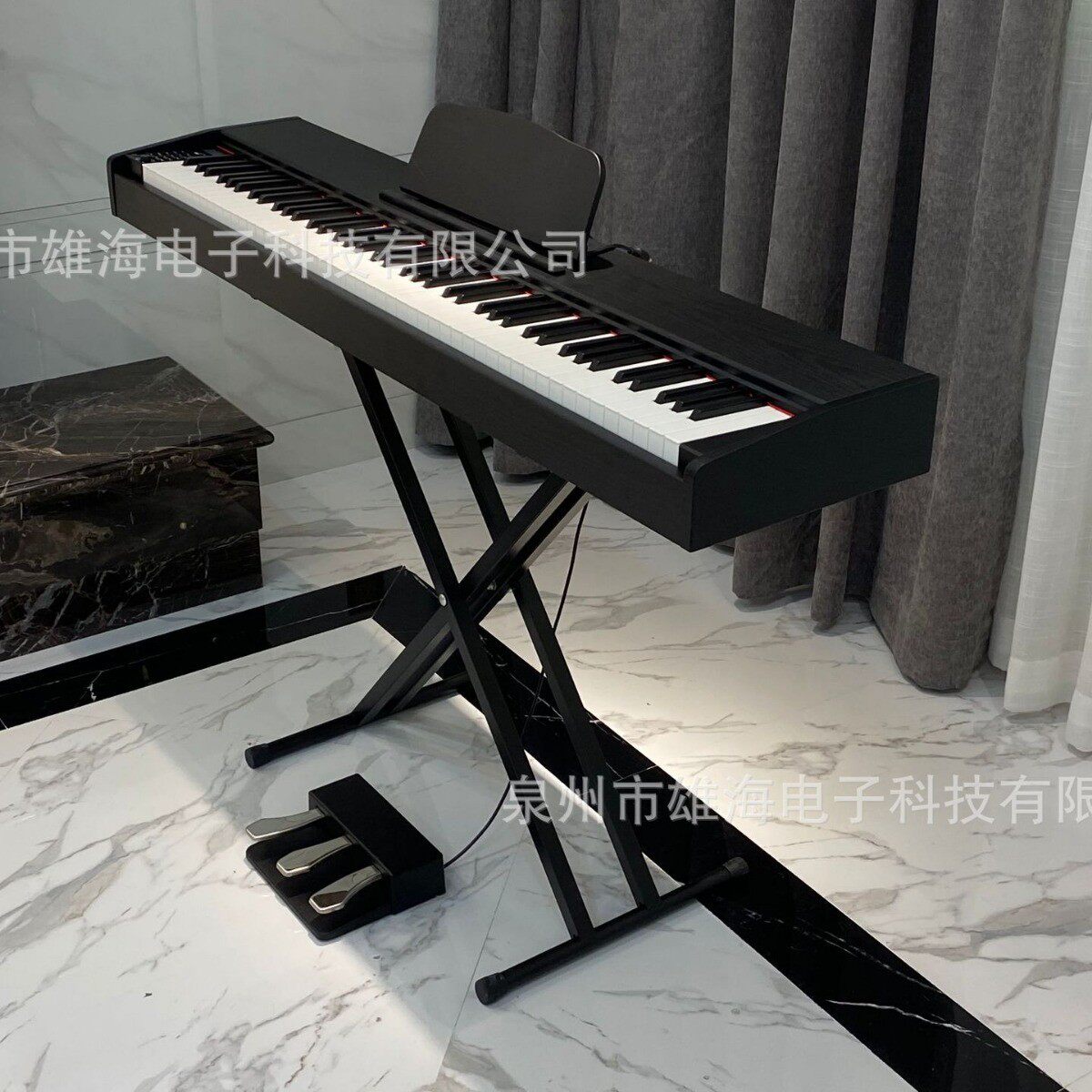奥斯特便携多功能力度重锤88件成人电钢琴