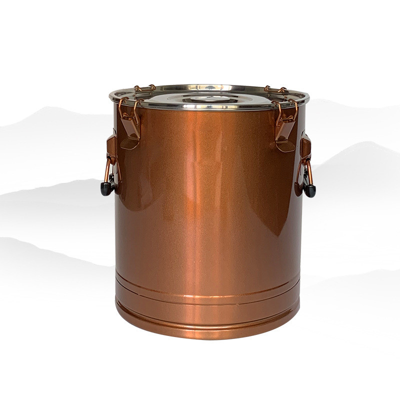 桶磁不锈钢密封茶叶罐商用陈皮无茶桶礼品桶大容量多用途储存茶桶