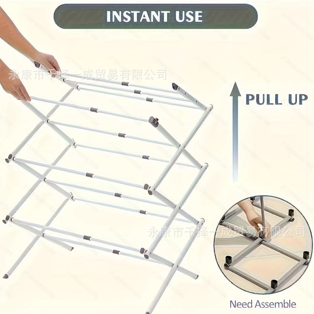 落地伸缩晾衣架室内收纳晾衣架批发室外移动晾晒架子可拆卸