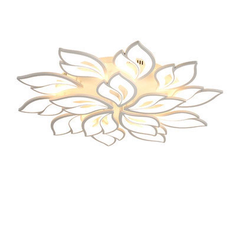 客厅灯简约现代大气过道新款卧室创意led吸顶灯树叶个性北欧灯具