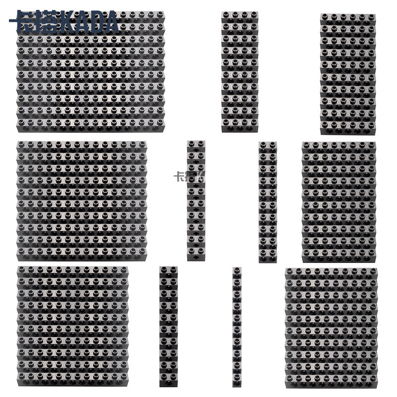 热销跨境热卖9686科技ev3积木梁国产小颗粒科技配件直兼容混装散